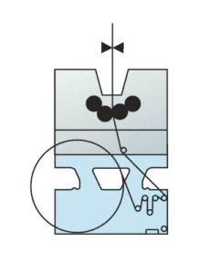 рулонная зарядка встроенная в моно печатную секцию (1+1)