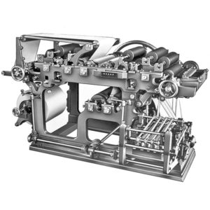 Albert-Frankenthal first newspaper press, 1889