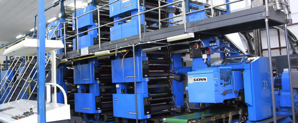 рулонная офсетная машина Goss Community на базе 4Hi башен (4+4)