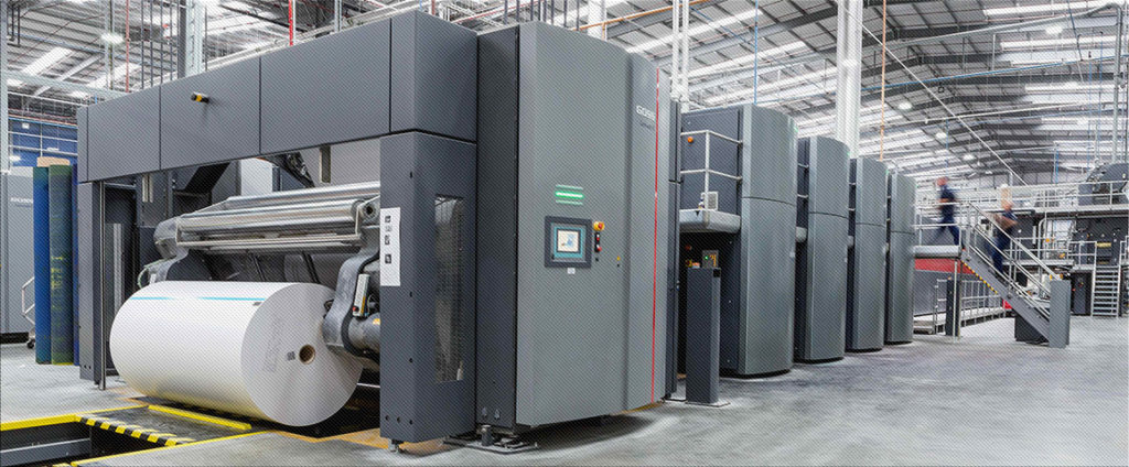 96-страничная рулонная машина Goss Sunday 5000