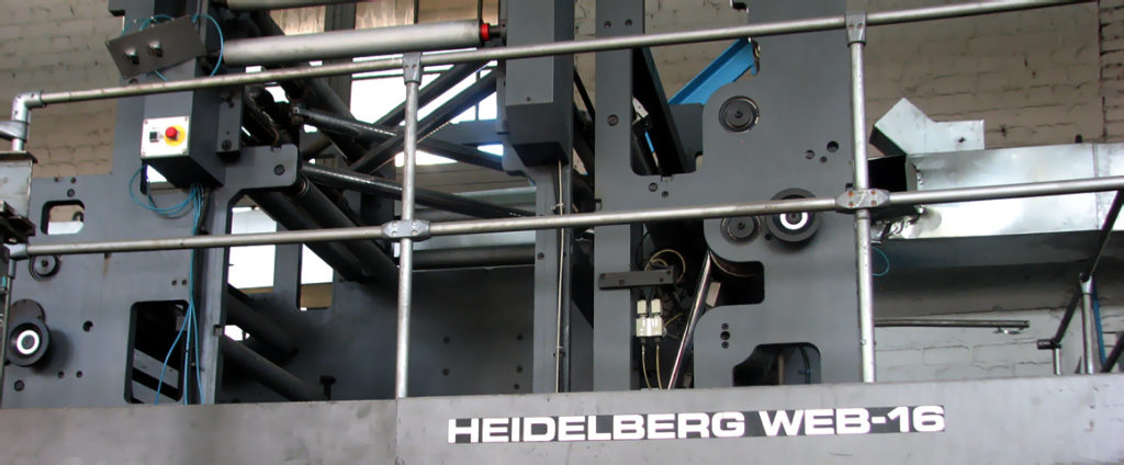рулонная машина для журнальной печати Heidelberg WEB-16