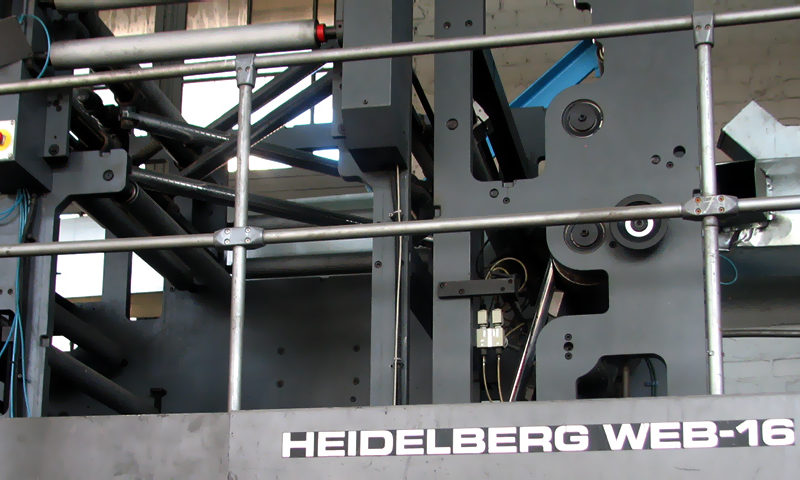 рулонная машина для журнальной печати Heidelberg WEB-16