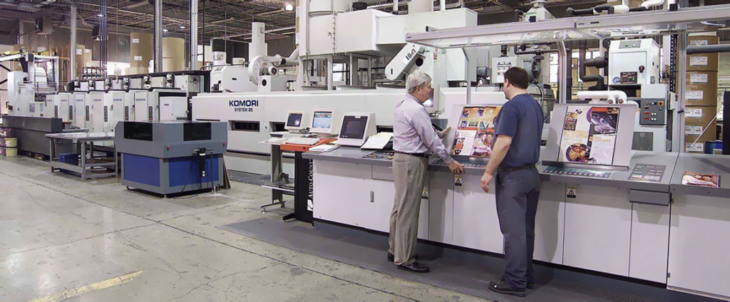 ролевая печатная машина Komori System 20