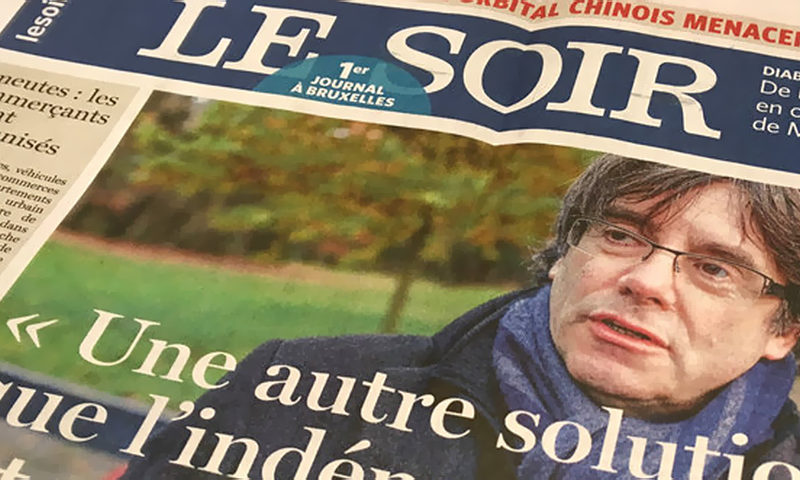 Le Soir - основная франкоязычная газета в Бельгии в формате berliner