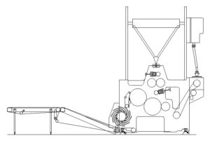 схема фальцаппарата Manugraph F-122