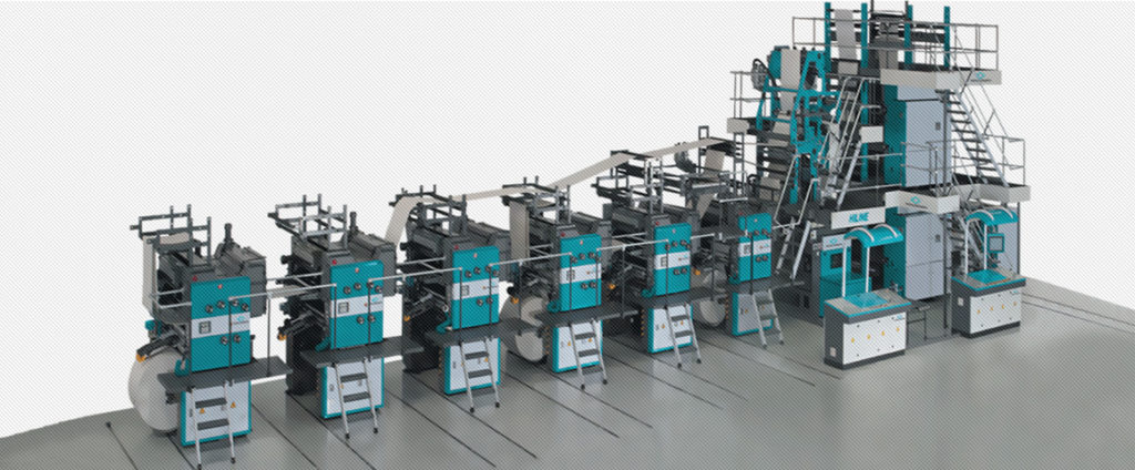 рулонная офсетная машина Manugraph Hiline