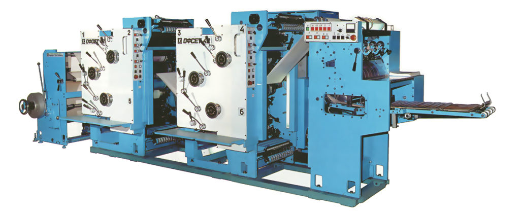 рулонная офсетная печатная машина ПОГ42-121, КПЦ Полиграфмаш, Рыбинск