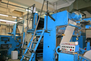 печатная ролевая машина ПОК 2-75-111 в “Ульяновском Доме печати”