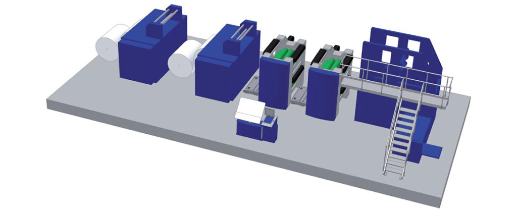рулонная офсетная машина Solna BookLine для печати книг