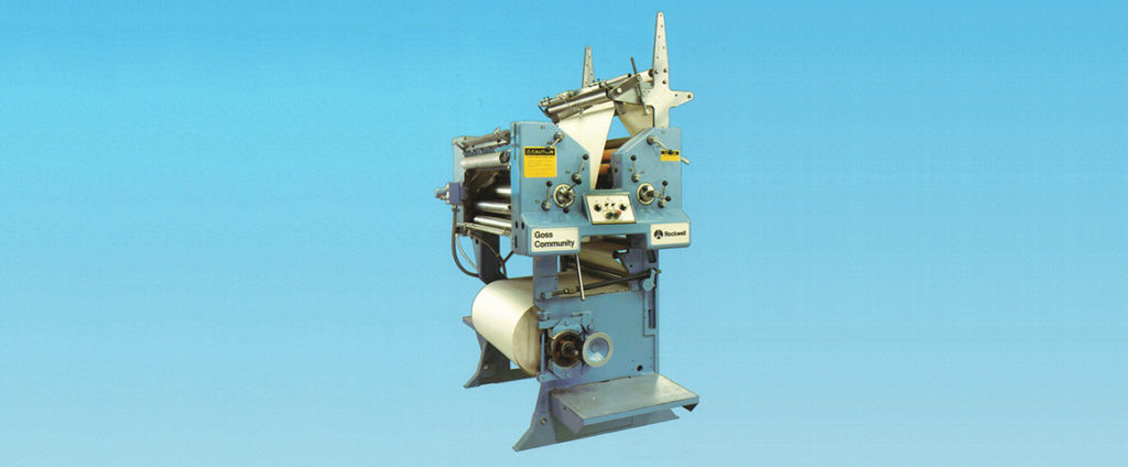 mono-секция Goss Community со встроенной рулонной зарядкой