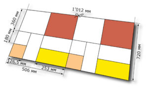 размеры сфальцованных тетрадей Ultraset 72 (РО-72)